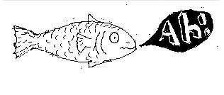 A drawing of a fish